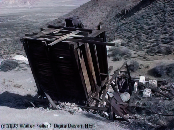 Photos of the remains of the Bonanza King Mill in the Providence Mountains of the east Mojave Desert